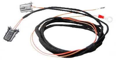 Image de Arbre de câbles d'origine Kufatec, éclairage LED pour le plancher arrière, compatible avec les modèles VW Golf 5, 6, Touran 1T et Tiguan