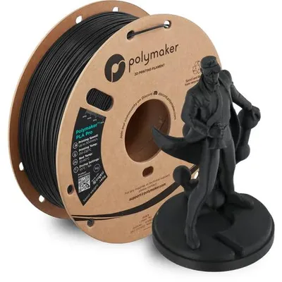 Obrázek produktu pro Polymaker Polysonic High Speed Pla Pro Black 1,75Mm 1Kg