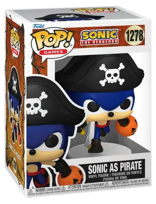 Produktbild von Funko FK93528 - Sonic the Hedgehog POP! Games Vinyl Figur Pirate Sonic 9 cm -