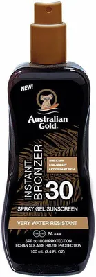 Produktbild von Australian Gold Spray Gel Instant Bronzer SPF30 237 ml