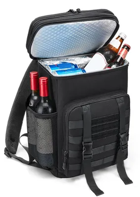 Produktbild von Kühlrucksack 30 l, wasserdicht, ausgussfrei, isoliert, schwarz, für Camping