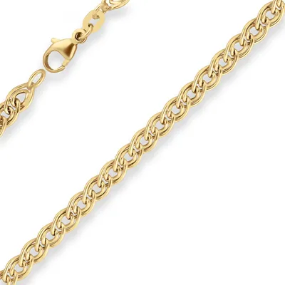 Produktbild von 4,2mm Armband Panzerkette Goldarmband Armschmuck aus 585 Gold Gelbgold 19cm