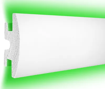 Produktbild von LED Einbauprofil aus Styropor mit Hartbeschichtung, Trockenbau Stuckleisten (1.15 Meter KD306) Stuckprofil Deckenprofil Wandleisten Stuck Lichtprofil