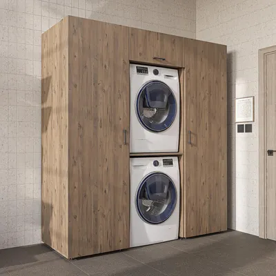Produktbild von Roomart DUO-I Schrankwand 187 cm breit, Eiche