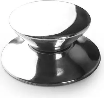 Image de Ibili Bouton en acier inoxydable Pour couvercle en verre Argent Argent One Size