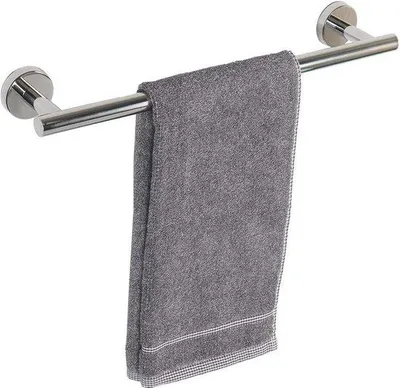 Productafbeelding van Handdoekhouder 40 cm Roestvrij Staal - Wandmontage voor Badkamer en Keuken