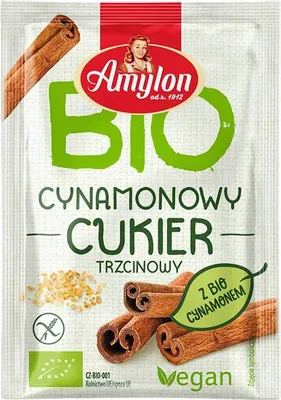 CUKIER CYNAMONOWY BEZGLUTENOWY BIO 20 g - AMYLON