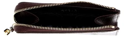 Produktbild von Leder Kartenhalter Vitello Night Goccia Card Case Espresso Dunkelbraun