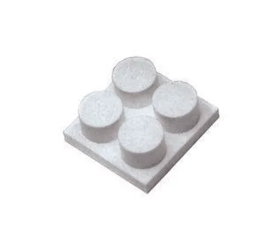 Productafbeelding van Pasticceria Paderno Auswurfform 20 gr. PP weiß/oval 47656-02