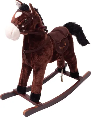 Produktbild von Aga4Kids Schaukelpferd MR1322 Dunkelbraun