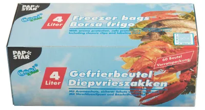Zdjęcie produktu dla Papstar Gefrierbeutel 4l in FS
