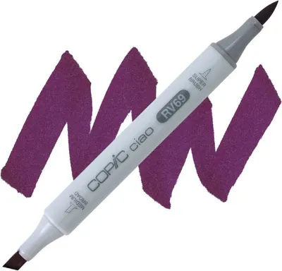 Obrázek produktu pro Lihová fixa COPIC Ciao oboustranná Brush & Chisel, RV69 Peony