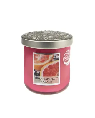 Produktbild von Heart & Home Duftkerze, klein, 115g, Pink Grapefruit & Cassis Inhalt:?0.115 Kilogramm (217,30Euro 1 Kilogramm)