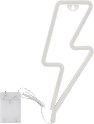 Produktbild von Neon LED Storm mit Batterie Weiß