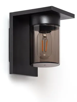 Produktbild von Wandleuchte Aussen Aluminium Melba Schwarz