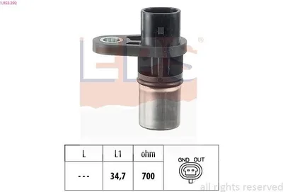 Produktbild von EPS 1.953.292 Kurbelwellensensor Impulsgeber für OPEL ZAFIRA B (A05)