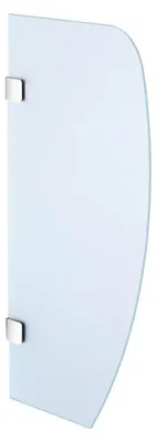 Produktbild von Sapho Urinal-Trennwand, 80x40 cm, Milchglas