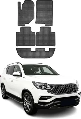 Immagine prodotto di OMAC tappetini in gomma per Ssangyong Rexton 2017-2025 tappetini auto in gomma nera 5x