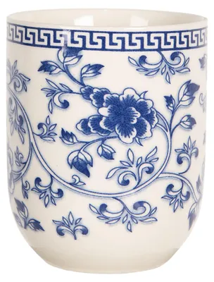 Immagine prodotto di Clayre & Eef Tasse 100 ml Beige Blau Porzellan