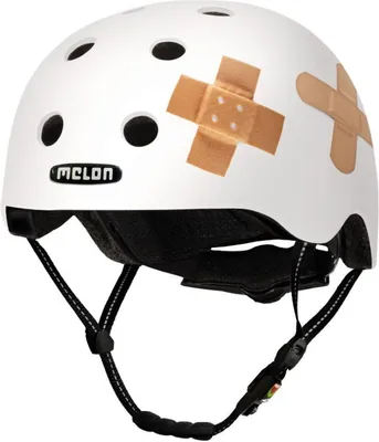 Produktbild von MELON City-Fahrradhelm "All Stars", plastered white matt