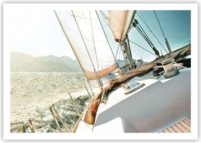 Produktbild von Poster - Poster ohne Rahmen - Yacht Segeln So - 100x70 cm - Wand Bild - Wanddeko - Wandbilder - Kunstposter - Wandposter - Bilder - Kunstdruck - Wanddekoration - Wandbild - P2XAA100x70-4847