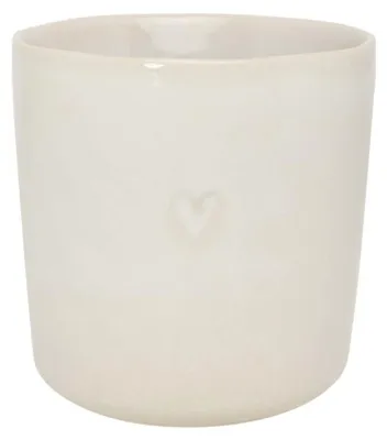 Produktbild von Becher ohne Henkel L JUNE Clay creme H. 9cm aus Stoneware Bastion Collections
