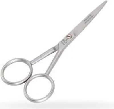 Image de Premax Optima Aqua Ciseaux à barbe et à moustache - 11,5 cm, en acier inoxydable, Italy