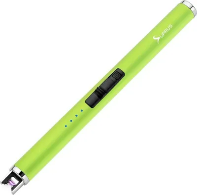 Produktbild von SUPRUS Elektronisches Lichtbogen Feuerzeug USB Aufladbar Gelb
