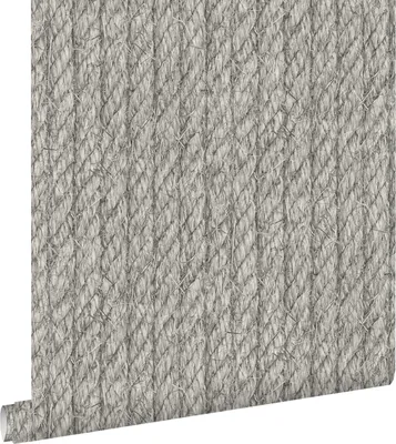Zdjęcie produktu dla ESTAhome Tapeta motyw liny ciemnoszarym 53 cm x 10.05 m