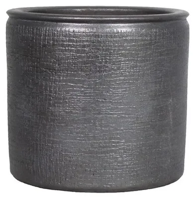 Produktbild von Floran Pflanzentopf - schwarz - Keramik - 14 x 12 cm