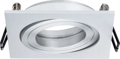 Produktbild von 3x Paulmann Premium Einbauleuchten Quadro schwenkbar 51mm Alu gebürstet
