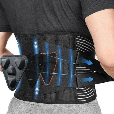 Immagine prodotto di Cintura lombare per il lavoro e lo sport, con molle interne - M