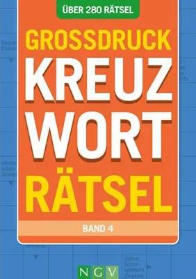 Immagine prodotto di Großdruck Kreuzworträtsel - Band 4 - Über 280 Rätsel in großer Schrift für Senioren & Erwachsene