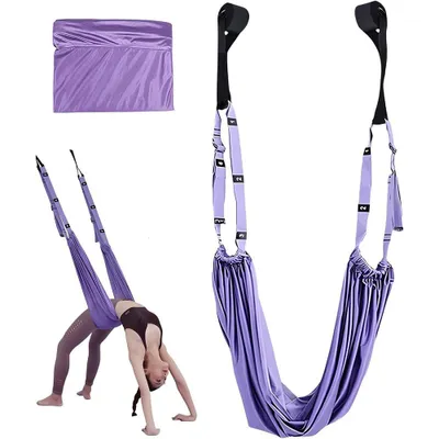 Produktbild von Yogagurte Beinstretcher, Stretching Band, Aerial Yogatuch Zum Aufhängen für Tanzen, Stretching für GurtBallett & Gymnastik Beinspreizer Training
