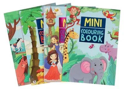 Image de 24 Mini livre de coloriage et de jeux B1001