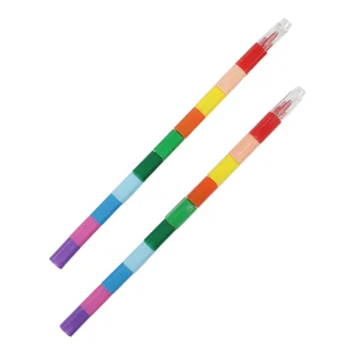 Zdjęcie produktu dla Zestaw 2 kredek woskowych z 10 różnymi kolorami każda