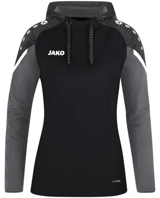 Produktbild von Jako Performance Kapuzensweat Damen - Schwarz / Anthra Light