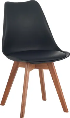 Produktbild von 5-TLG. Essgruppe Quinn | Esstisch mit 4 Stühlen | 120x80 cm | Esstisch mit echter Baumkante | Akazienholz massiv + Naturfarben | U-Gestell Schwarz | 4X Schalenstuhl Schwarz