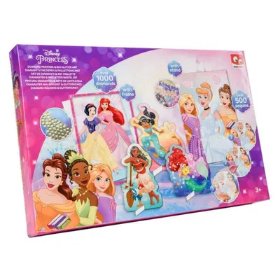 Produktbild von Disney Princess Diamond Painting und Glitzerkunst