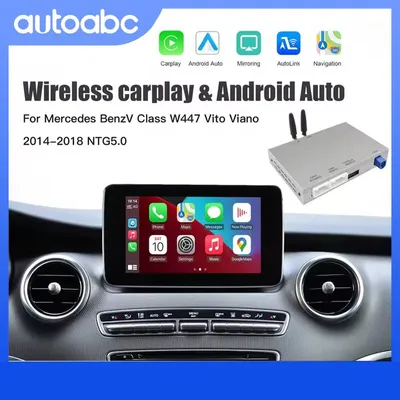 Productafbeelding van Autoradio module - Draadloze CarPlay en Android Auto - Bluetooth - Handsfree bellen