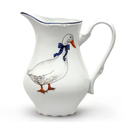 Zdjęcie produktu dla Thun 1794 Duży dzbanek na mleko, gęś, 850 ml, porcelana, Konstancja, Thun