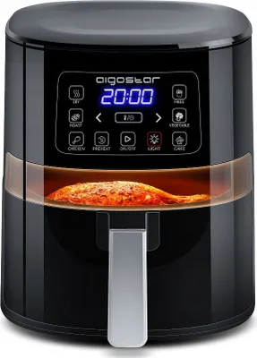 Fettfreie Friteuse Aigostar 4L 1600W Led, 7 Programme Kochen