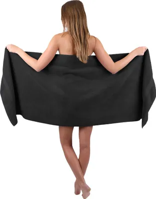 Produktbild von Betz Saunatuch 70 x 200 cm PREMIUM 100% Baumwolle Badetuch Liegetuch Strandtuch Farbe: graphit