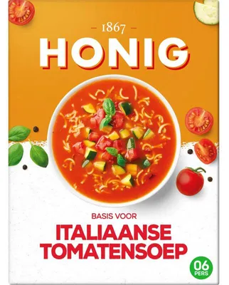 Produktbild von Honig Italiaanse Tomatensoep 101 ml – Aromatische Tomatensuppe im Portionsbeutel