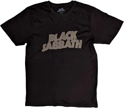 Immagine prodotto di Black Sabbath - Maglietta Logo per uomo/donna Unisex RO3788 (XL) (Nero)