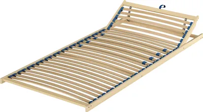 Produktbild von 70.32-10-220 FV Federholzrahmen Lattenrost 100x220 cm Kopfteil verstellbar - Überlänge