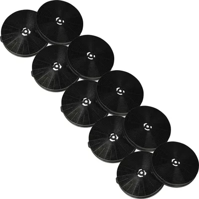 Produktbild von vhbw 10x Aktivkohlefilter Ersatz für Exquisit 1010170 für Dunstabzugshaube - 17,5 cm