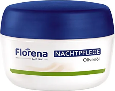 Produktbild von Florena Nachtpflege mit Olivenöl Feuchtigkeit für trockene Haut 50ml
