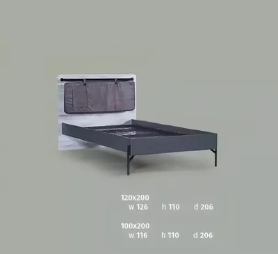 Produktbild von Graues Jugendzimmer Set Kinderzimmer Schlafzimmer Tisch Schrank Bett 3tlg.