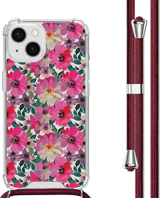 Produktbild von imoshion Design Hülle mit Band iPhone 13 - Flower Water
